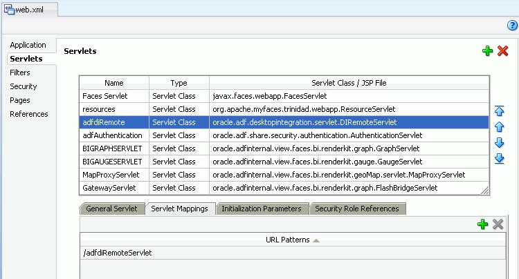 Desktop Integration Settings In The Web Application Deployment Descriptor