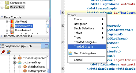 Data control context menu