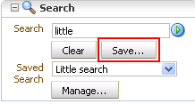 Save (search) button