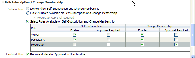 Disallowing the Moderator role