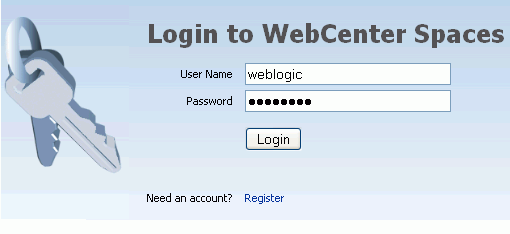 Default Login Page