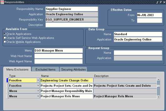 Oracle Advanced Product Catalogインプリメンテーション・ガイド