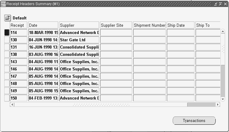 Oracle Purchasingユーザーズ ガイド