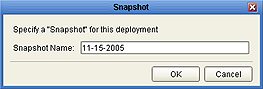 image:Image of Snapshot dialog box.