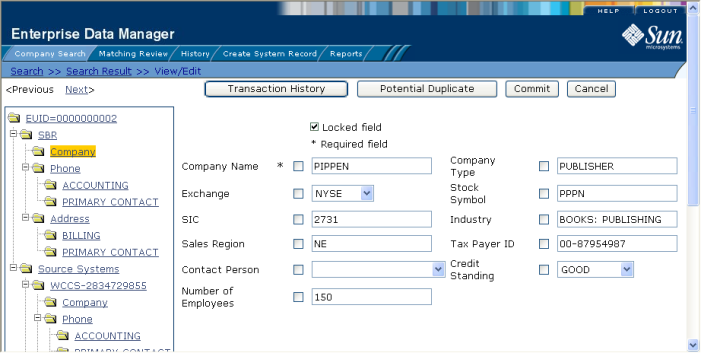 image:Figure shows the View/Edit page of the EDM.