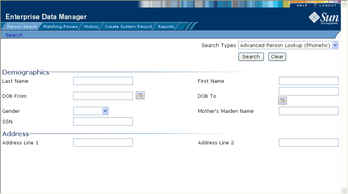 image:Figure shows the Advanced Person Lookup (Phonetic) page.