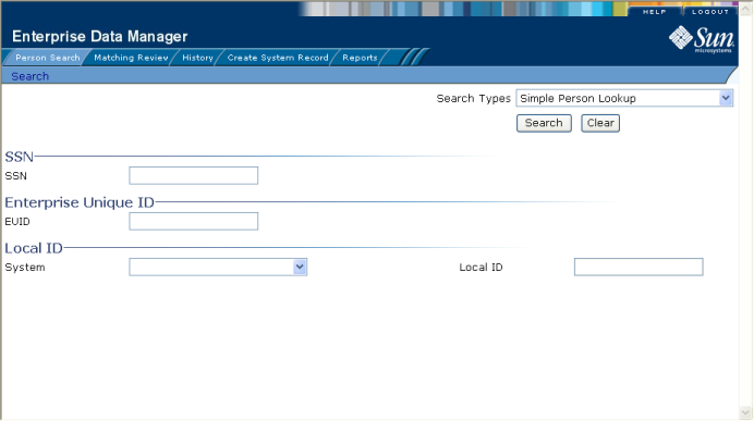 image:Figure shows the Simple Person Lookup page.