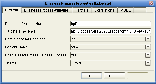 image:Business Process Properties