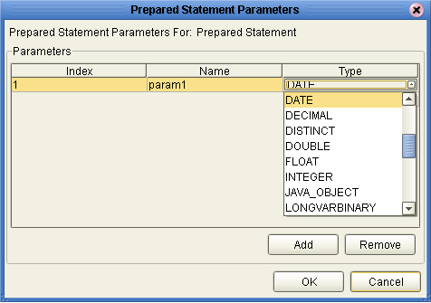 image:Prepared Statement Parameters