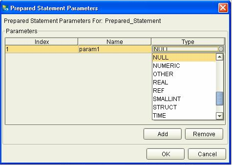 image:Edit the Prepared Statement Parameters
