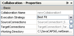 image:Figure shows the Collaboration – Properties window.