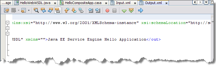 image:Output string in source editor