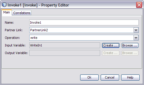 image:Invoke Activity Property Editor