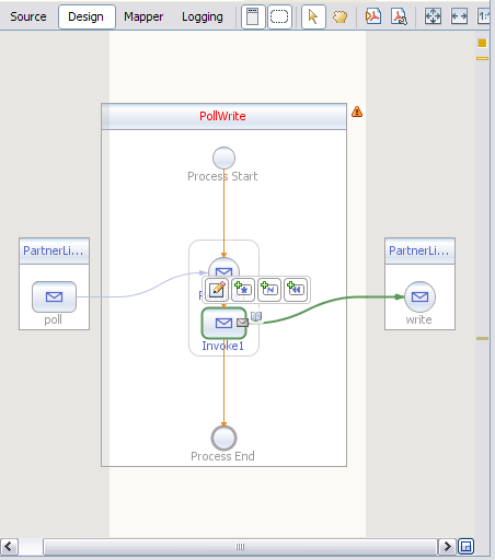 image:Connection Between PartnerLink2 and Invoke1