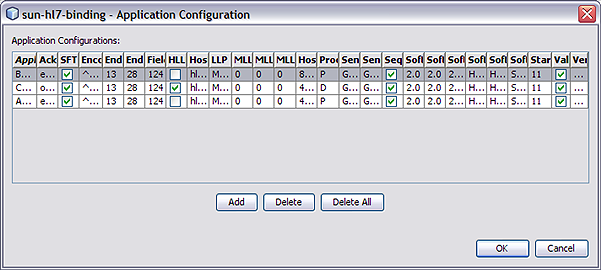 image:Image shows the Application Configuration property editor