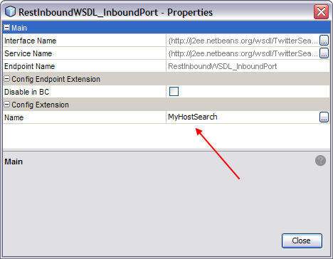 image:Figure shows the Endpoint Properties Editor.