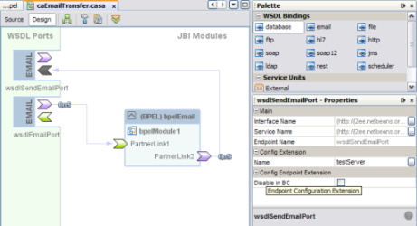 image:Figure shows the Endpoint Properties Editor.