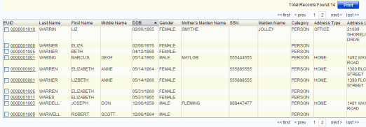 image:Figure shows a search results list.