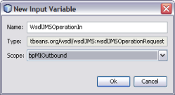 image:Figure shows the New Input Variable dialog box.