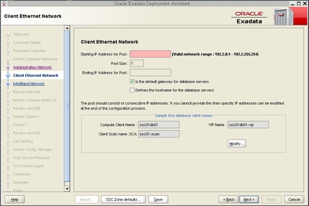 image:Graphic showing the Client Ethernet Network page.
