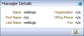 Manager Details dialog