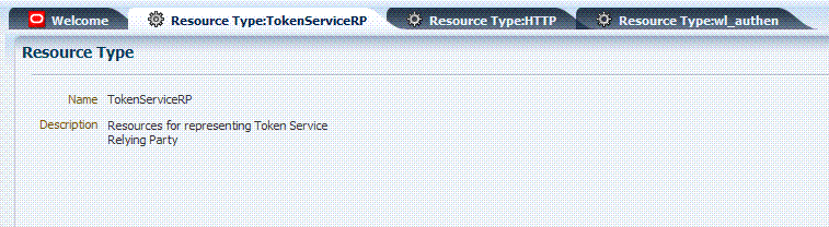 TokenServiceRP Resource Type