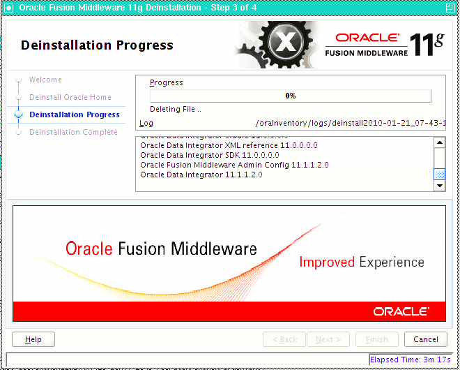 Screenshot van Oracle Data Quality software.