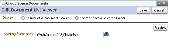 Customization settings in Document Library - List View