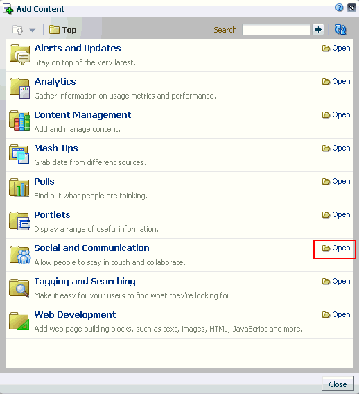Discussions Section in the Resource Catalog