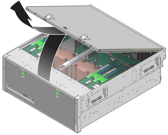 image:The illustration shows removing the hard drive backplane.