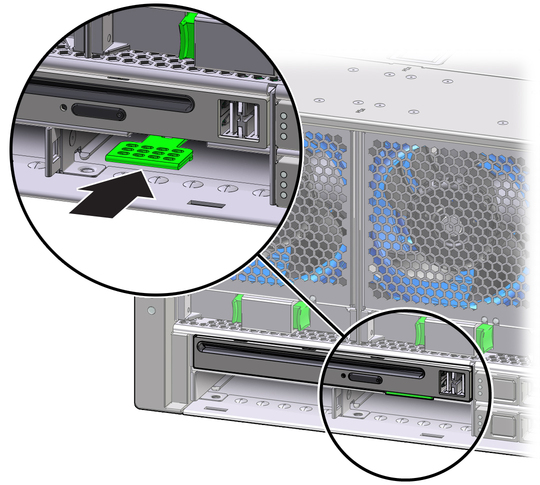 image:The illustration shows removing the DVD drive.