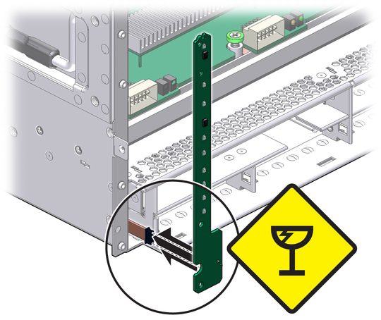 image:The illustration shows installing the LED board.