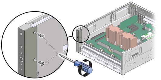 image:The illustration shows installing the LED board.