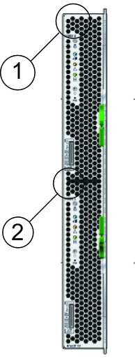 コード LED の参照可能な場所を示す図。