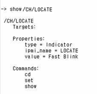 CLI コマンドの出力のスクリーンショット。