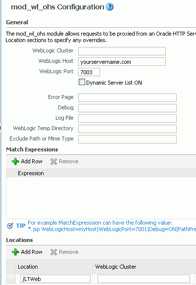 Sample mod_wl_ohs configuration for LT