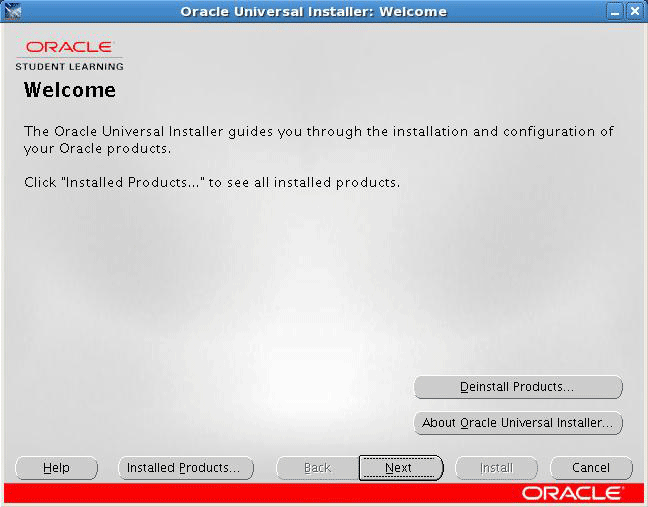 Welcome Screen