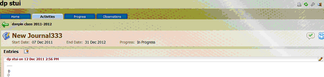Participate in a Discussion Item page