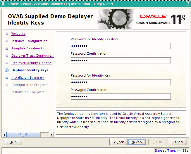 OVAB Demo Deployer Keys page OVAB Demo Deployer Keys page