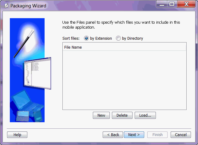 Files tab