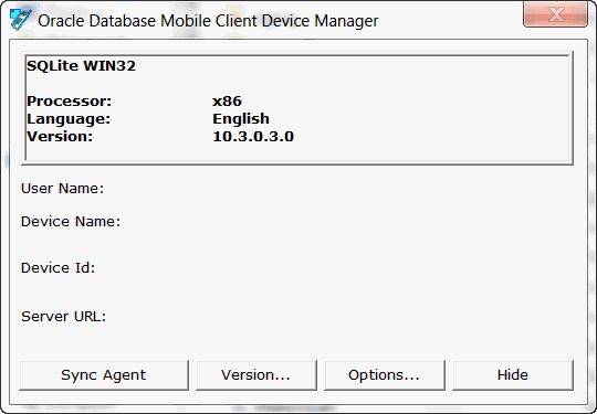 Oracle Lite Device Manager