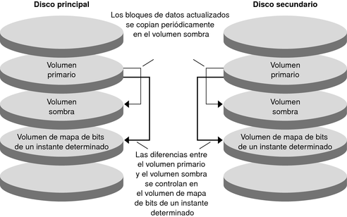 La figura muestra una instantánea de un momento determinado.