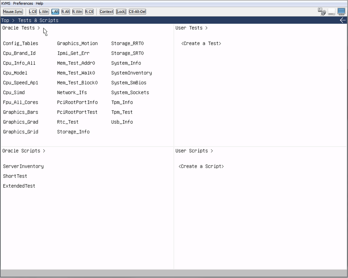 image:Screen shot of UEFI test page.