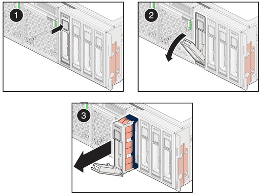 image:The illustration shows removing the hard drive.