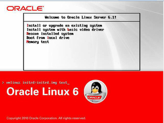 image:Linux 6.1 Welcome screen.