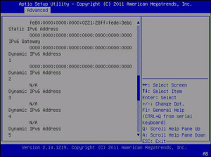 image:This figure shows the BMC Network Configuration screen.