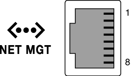 image:Figure showing network management port.