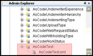 Code folder structure showing newly created code file