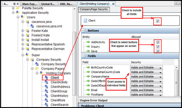 Application Security for Company Pages