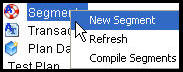 segment right-click menu